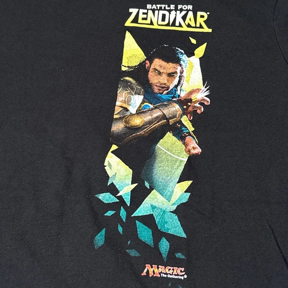Magic The Gathering Battle of Zendikar Pro Tour Competitor T Shirt Mens Medium - Picture 4 of 8